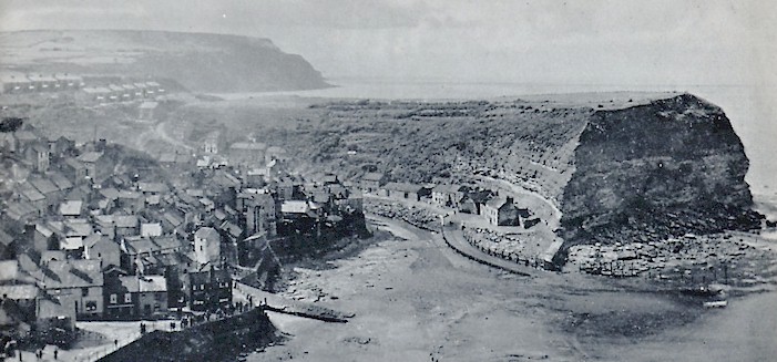 Staithes harbour in the 1940's