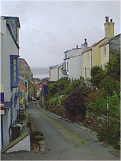 A view from the top of Church Street looking back towards the harbour